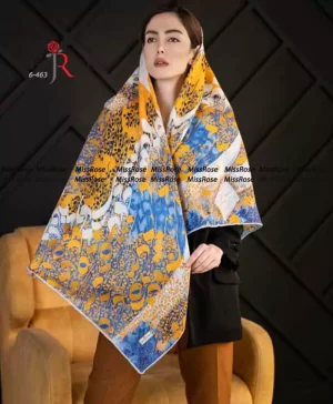 روسری نخی هنری colorful میس رز