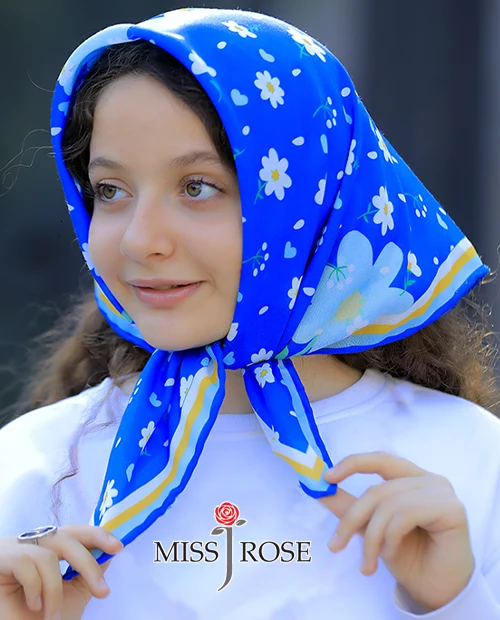 روسری دخترانه طرح یسنا